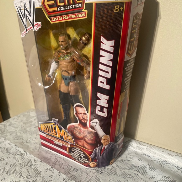 New WWE Best of PPV Elite Wrestlemania 29 series-CM Punk Mattel - Picture 5 of 11
